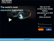 Tablet Screenshot of electrospit.com